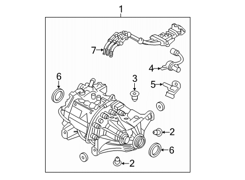 2019 Volvo S90 Rear Suspension, Control Arm Diagram 1
