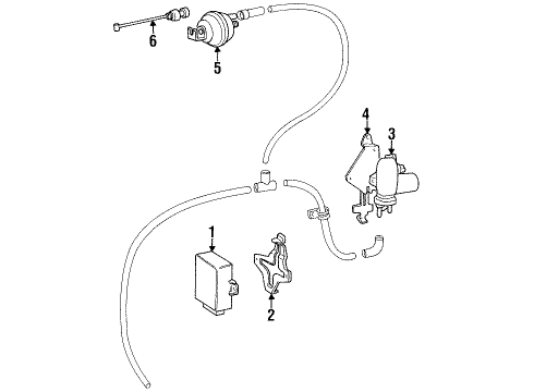 1997 Volvo V90 Cruise Control System