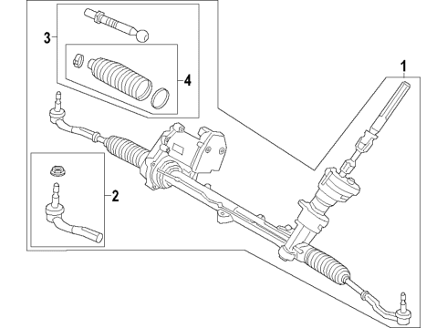 2023 Volvo S60 Steering Column & Wheel, Steering Gear & Linkage