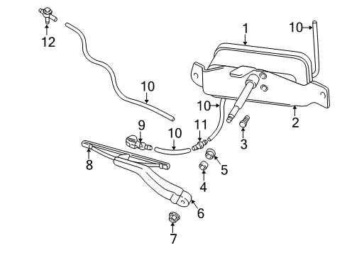 2003 Volvo S80 Washer Components