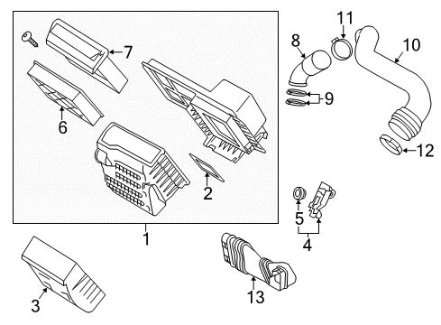 2015 Volvo V60 Cross Country Air Intake