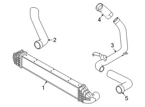 2009 Volvo V50 Intercooler