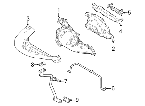 2023 Volvo V90 Cross Country Turbocharger & Components