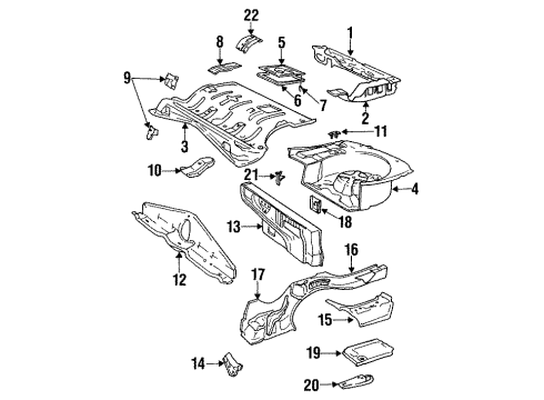 1993 Volvo 940 Rear Body