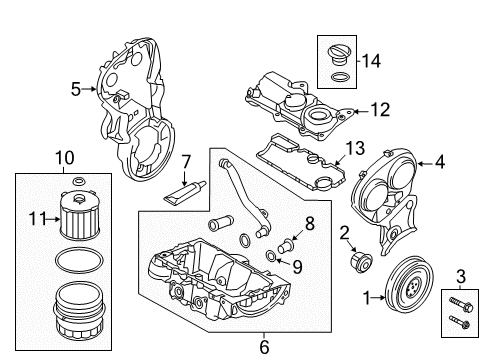 2016 Volvo S80 Engine Parts, Mounts, Cylinder Head & Valves, Camshaft & Timing, Variable Valve Timing, Oil Cooler, Oil Pan, Oil Pump, Balance Shafts, Crankshaft & Bearings, Pistons, Rings & Bearings