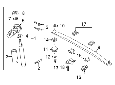 2021 Volvo V90 Cross Country Shocks & Components - Rear Diagram 4