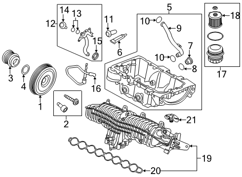 2019 Volvo S60 Intake Manifold