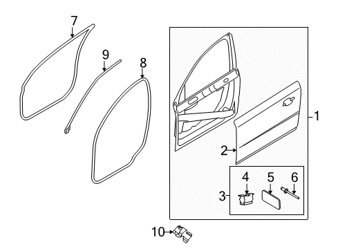 2015 Volvo XC70 Front Door