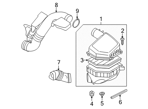 2007 Volvo S80 Air Intake