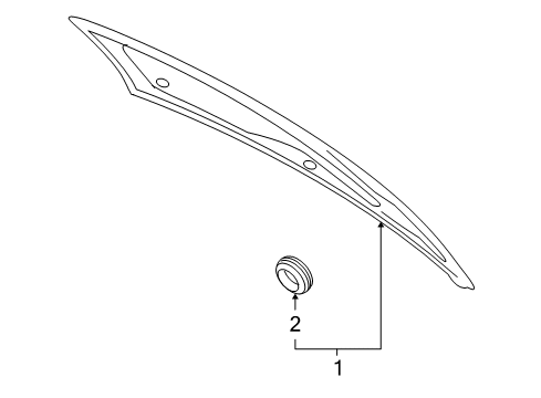 2009 Volvo V50 Lift Gate - Glass & Hardware