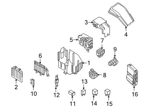 2009 Volvo V70 Electrical Components Diagram 2