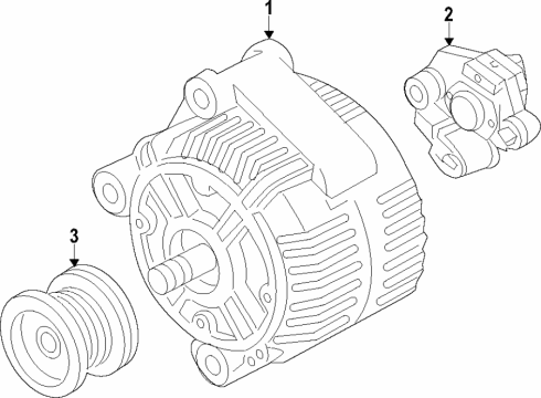 2019 Volvo XC90 Alternator