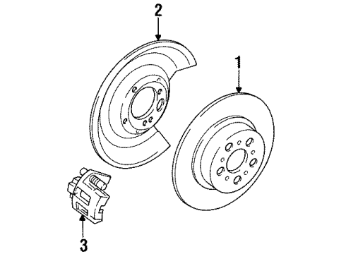 1993 Volvo 940 Rear Brakes