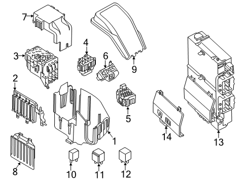 2015 Volvo V60 Cross Country Electrical Components Diagram 2