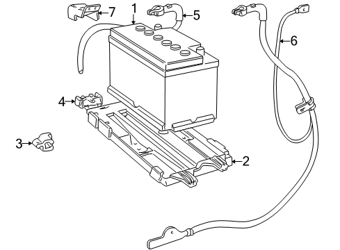 2003 Volvo C70 Battery