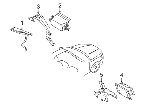 2008 Volvo XC70 Electrical Components Diagram 2