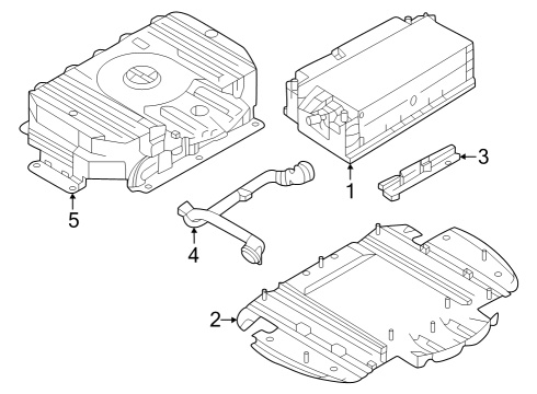 2023 Volvo V60 Structural Components & Rails