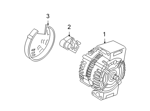 2013 Volvo XC90 Alternator