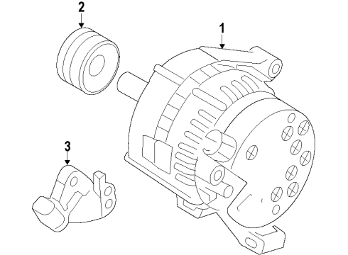 2013 Volvo C30 Alternator