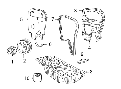 2003 Volvo C70 Engine Parts, Mounts, Cylinder Head & Valves, Camshaft & Timing, Oil Pan, Oil Pump, Crankshaft & Bearings, Pistons, Rings & Bearings