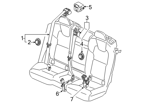 2018 Volvo XC60 Seat Belt