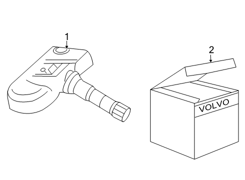 2009 Volvo S40 Tire Pressure Monitoring
