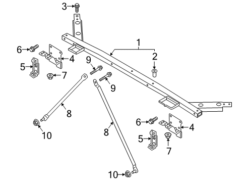 2019 Volvo S60 Radiator Support