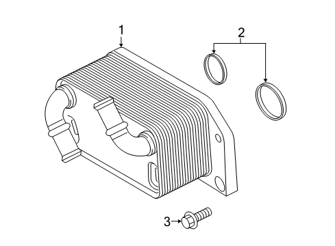 2020 Volvo S90 Oil Cooler