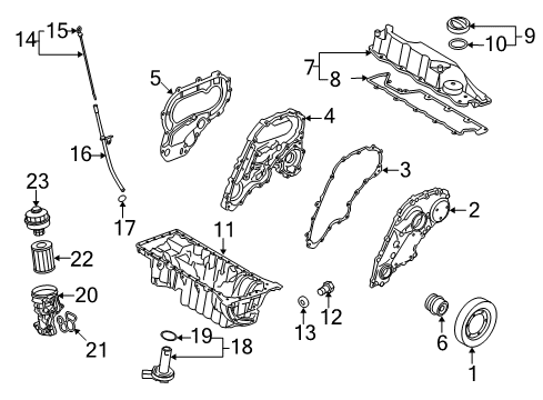 2008 Volvo XC90 Air Filter Diagram for 30636551