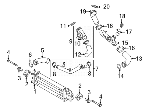 2020 Volvo S90 Intercooler