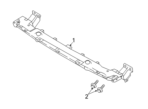 2018 Volvo V90 Cross Country Radiator Support