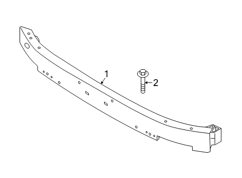 2022 Volvo S60 Bumper & Components - Front Diagram 6