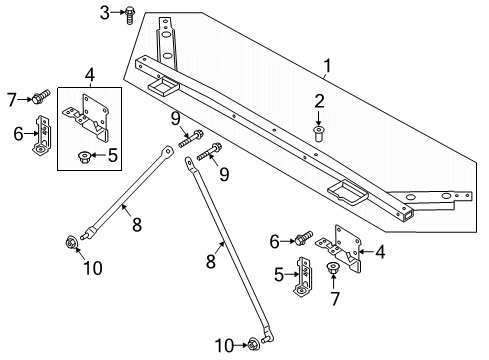 2021 Volvo V60 Cross Country Radiator Support