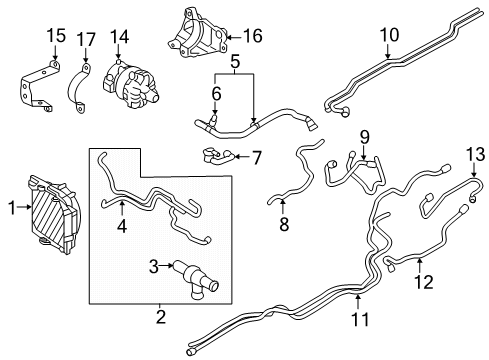 2021 Volvo V60 Hoses & Lines