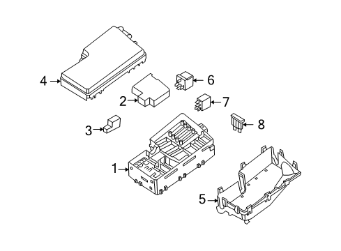 2009 Volvo C30 Upper Cover Diagram for 30728348