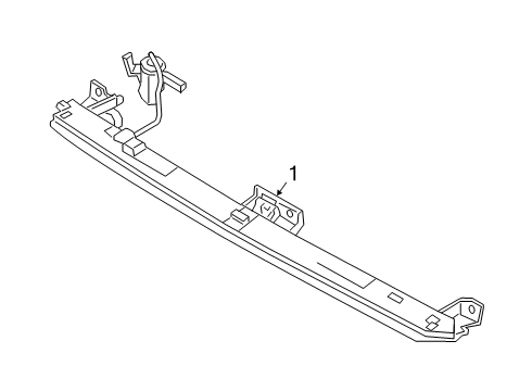 2021 Volvo V60 Cross Country Rear Lamps Diagram 1