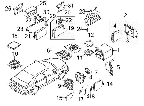 2003 Volvo S80 Sound System
