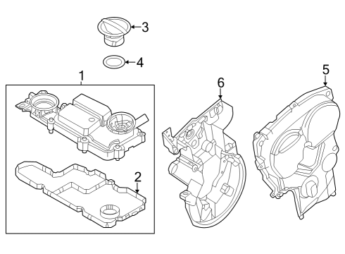 2023 Volvo XC40 Valve & Timing Covers