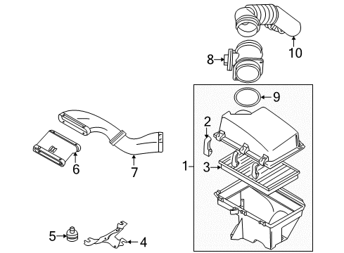2002 Volvo S60 Air Intake
