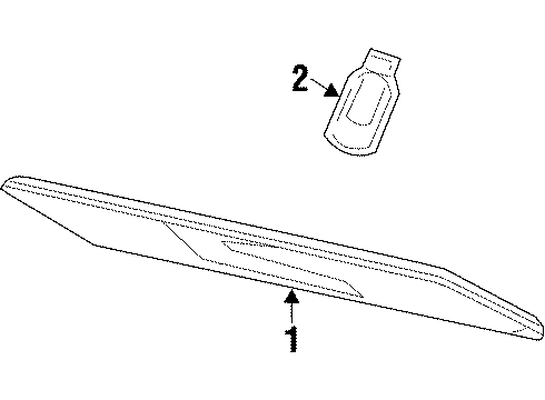 1995 Volvo 850 License Lamps