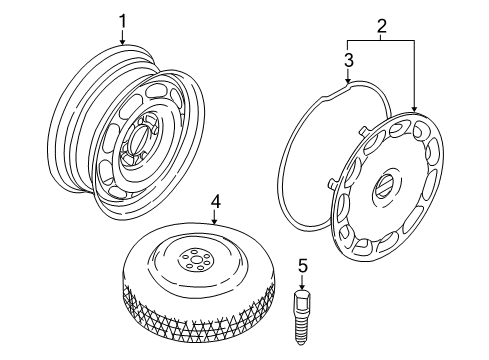 2003 Volvo S80 Wheels