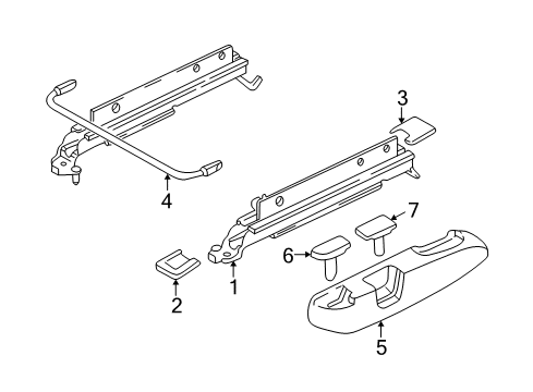 2002 Volvo S60 Tracks & Components
