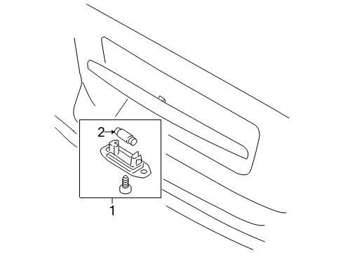 2009 Volvo C70 License Lamps