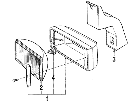 1985 Volvo 760 Fog Lamps