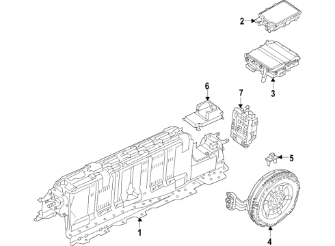 2019 Volvo S90 Control Unit Diagram for 36011534