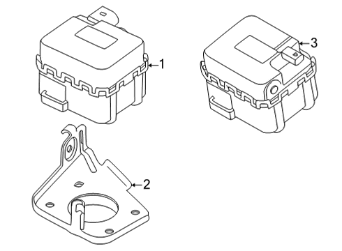 2023 Volvo C40 Recharge Electrical Components Diagram 7