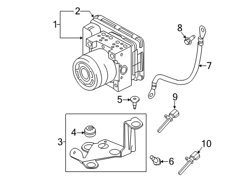 2019 Volvo XC90 ABS Components