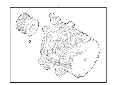 2023 Volvo V90 Cross Country Alternator