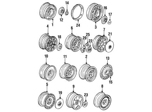 1988 Volvo 760 Wheels
