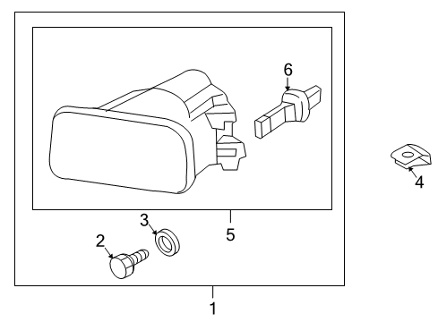 2009 Volvo S40 Front Lamps - Fog Lamps